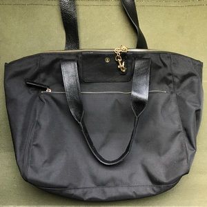 Boulevard Black Nylon Tote